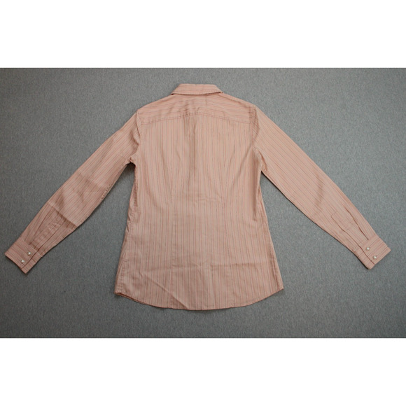 Banana Republic Shirt Womens Size Small Striped Button Up Long Sleeve Cotton - Picture 2 of 6